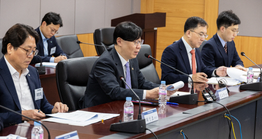 김소영 금융위원회 부위원장이 5월 31일 서울 종로구 정부서울청사에서 열린 청년도약계좌 운영 사전 점검 회의에서 발언하고 있다. [연합뉴스]